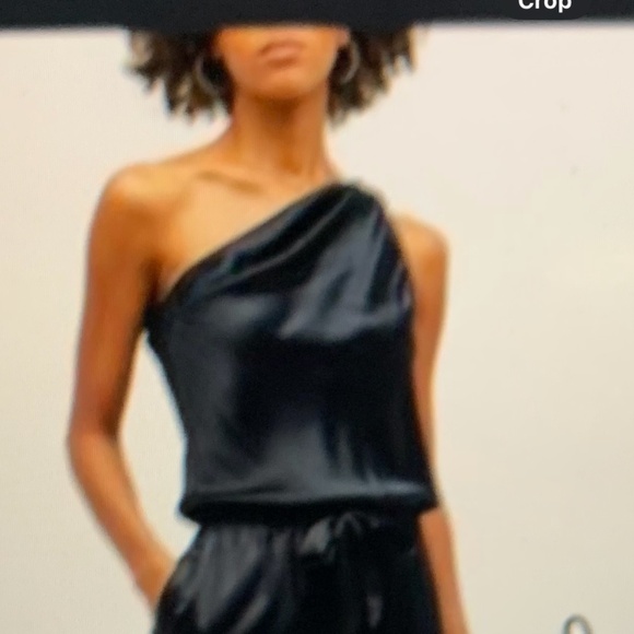 CAMI NYC Cian Stretch Silk Asymmetric Jumpsuit - Picture 5 of 5